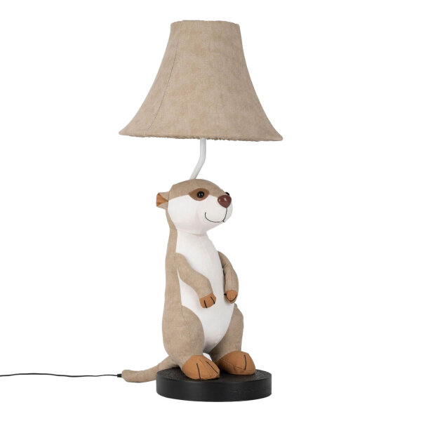 Lampe de table chambre denfant 58 cm de haut suricate LED