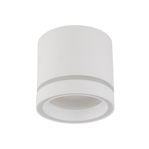 Spot de plafond blanc rond Ø 8,5 cm petit apparent