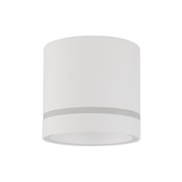 Spot de plafond blanc rond Ø 8,5 cm petit apparent