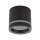 Lampe de plafonnier noir apparent Ø 8,5 cm petit métal