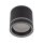Lampe de plafonnier noir apparent Ø 8,5 cm petit métal