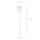 Lampadaire de jardin Blanc H:1,05m E37 Lanterne PARIS