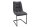 Piétement luge sans accoudoirs Tissu Métal gris noir