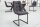 Piétement luge sans accoudoirs Tissu Métal gris noir