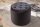 Pouf avec espace de rangement Noir velours métal Ø 50 cm Chesterfield