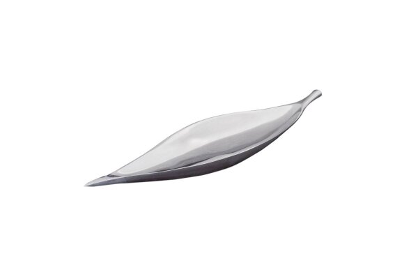 Coupe décorative en argent 40 cm petite en métal fait main
