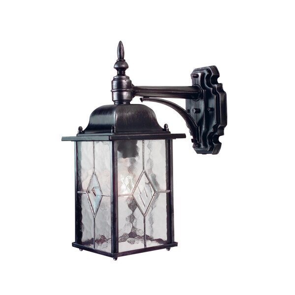 Applique extérieure vintage verre déglise IP43 maison