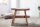 Pouf en teck massif L : 40 cm Landhaus Rustikal
