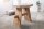 Pouf en teck massif L : 40 cm Landhaus Rustikal