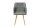 Chaise de salle à manger Tissu bois gris naturel avec accoudoirs