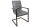 Chaise de salle à manger avec accoudoirs Gris Noir Tissu Métal