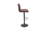 Chaise de comptoir réglable en hauteur Tissu...