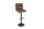 Chaise de comptoir réglable en hauteur Tissu Métal Marron Noir