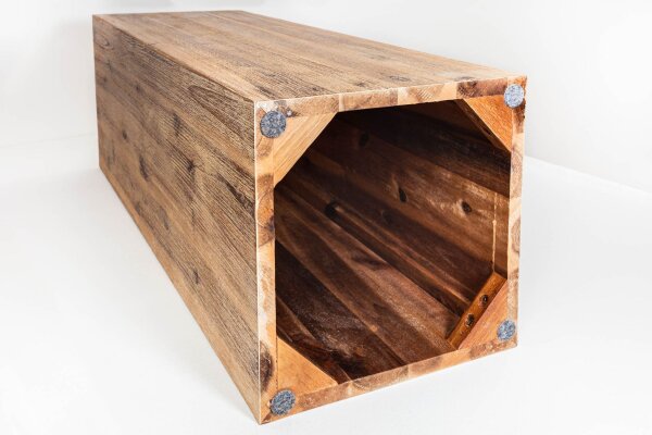 Podestat en bois dacacia massif, hauteur 50 cm, pour plantes décoratives