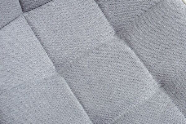 Chaise à bascule Tissu Métal gris noir sans accoudoirs