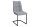 Chaise à bascule Tissu Métal gris noir sans accoudoirs