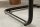 Chaise cantilever Gris Noir Tissu Fer Moderne