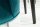 Chaise de salle à manger turquoise noir en velours métal avec accoudoirs