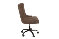 Chaise de bureau réglable en hauteur tissu...
