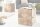 Table dappoint en teck massif L : 40 cm Rondelles darbre