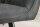 Chaise de salle à manger Anthracite avec accoudoirs Tissu Métal Rétro