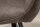Chaise de salle à manger Retro Taupe Noir Tissu Métal avec accoudoirs