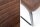 Chaise cantilever marron noir en tissu métal