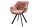 Chaise de salle à manger velours métal rose noir avec accoudoirs