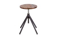 Tabouret réglable en hauteur Industrial bois...