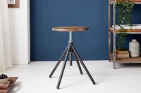 Tabouret réglable en hauteur Industrial bois...