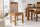Chaise de salle à manger en bois de sheesham avec rembourrage style colonial