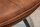 Chaise de bureau avec accoudoirs pivotant en marron noir microfibre