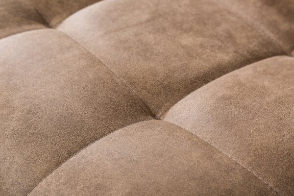 Chaise cantilever beige noir en tissu métal