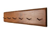 Crochet de vestiaire 80 cm de long en acacia massif Moderne