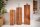 Colonne décorative Set de 3 podiums en bois massif 60 + 70 + 80 cm