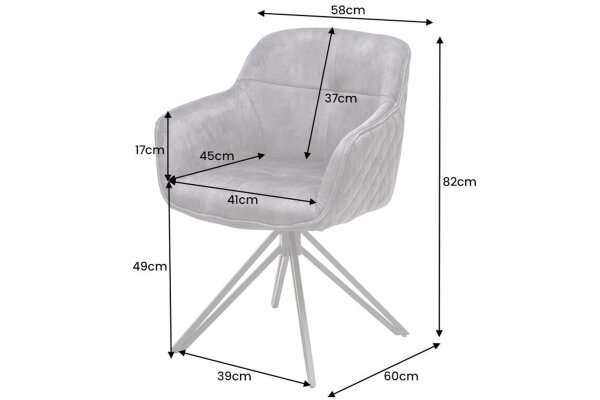 Chaise de bureau pivotante en jaune noir sans roulettes velours métal