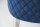 Chaise de salle à manger velours acier inoxydable Chesterfield bleu argenté