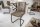 Chaise cantilever Taupe Noir Tissu Fer Moderne