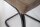 Chaise cantilever Taupe Noir Tissu Fer Moderne