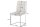 Chaise cantilever Taupe Noir Tissu Fer Moderne