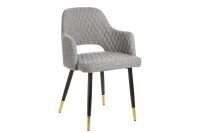 Chaise de salle &agrave; manger avec accoudoirs...