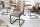 Chaise à bascule sans accoudoirs Taupe Noir Tissu Métal