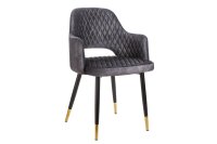 Chaise de salle &agrave; manger Rev&ecirc;tement en...