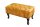 Tabouret velours bois 45 x 80 cm en jaune marron Chesterfield