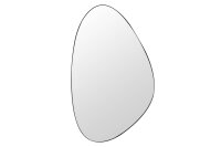 miroir mural cadre noir métal H : 90 cm travail...