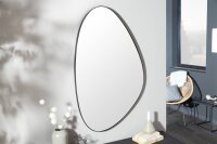 miroir mural cadre noir métal H : 90 cm travail...