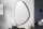 miroir mural cadre noir métal H : 90 cm travail manuel pièce unique