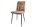 Chaise de salle à manger Taupe Noir sans accoudoirs Tissu Moderne