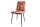Chaise de salle à manger Tissu Métal Marron Noir sans accoudoirs