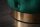 Pouf Vert Or Revêtement velours Ø 37 cm petit Chesterfield